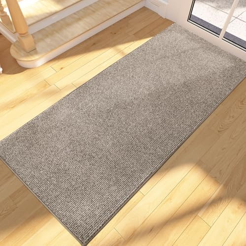 FCSDETAIL Läufer Teppich 60x210cm Innen Fußmatte Flur Küche | Schmutzfänger, maschinenwaschbar, rutschfest, für Schlafzimmer, Wohnzimmer