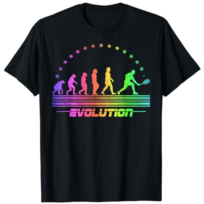 The Squash Evolution Retro Tennis Squash für Herren T-Shirt