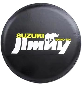 GTFRFD Housse Roue Secours de Voiture, pour Suzuki Jimny 2018-2023 Housse de Pneu de Couverture Roue Protection Antipoussière Imperméable