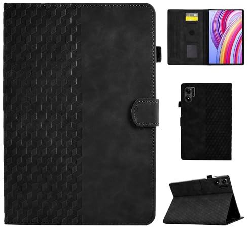 CASAFUNY Case for Xiaomi Redmi Pad Pro 12.1 inch Tablet 2024 Protective Tablet Case Multi-Angle Stand Shockproof Cover for Xiaomi Redmi Pad Pro 12.1 Inch 2024, Black