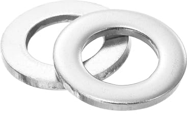 sourcing map 25 rondelle piatte M16, in acciaio inossidabile 304, 17 mm ID x 30 mm OD x 3 mm di spessore per viti a bullone, riparazione di fabbriche, cucine, negozi e costruzioni all'aperto, argento