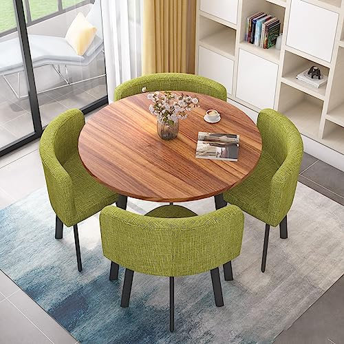 Runder Tisch für Büro-Empfang, Business-Konferenzraum, Couchtisch, platzsparender kleiner Besprechungstisch für Zuhause oder Büro, geeignet für Loungebereich und Balkon