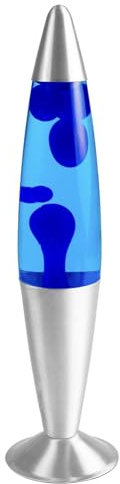 CELLUSTOP Lavalampe LED 7 Farben - Magma-Lampe mit Lavastrom in Bewegung, dekoratives Nachtlicht, Retro-Design und elegant