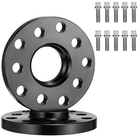 GEARMONSTER Distanziali 5 x 100/5 x 112 mm NLB: 57.1 15 mm con 10 viti per ruota M14 x 1,5 per VW