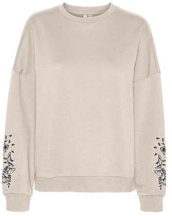 VERO MODA Damen Vmkarol Bea Ls Sweat Box JRS Ga Sweatshirt