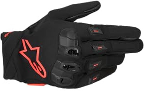 Alpinestars Sp X 3 Motorrad Handschuhe, schwarz/neon-rot, M