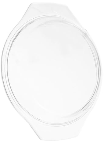 SEWACC Microwave Oven Glass Cover Heat-Resistant Splatter Guard Steamer Compatible for Baking and Food Protection 23.6X20.2Cm Microwave Dome Cover