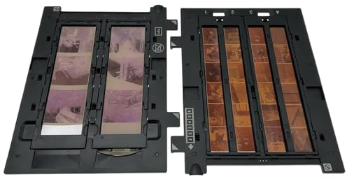 OKLILI 120/220 & 35mm/135 Medium Format Positive Photo Negative Film Holder Guide Compatible with Epson Perfection V700 V800 Photo V750 V850 Pro Scanner