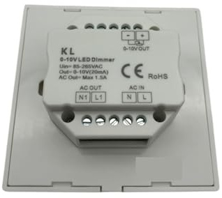Pannello dimmer LED con manopola di controllo remoto da 0-10 V, pannello dimmer LED da 220 V a 0-10 V, controller for scatola inferiore(L1 Controller)