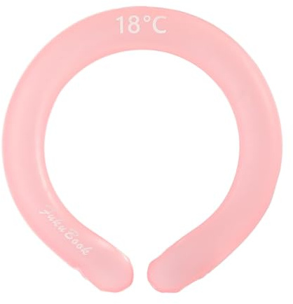 KICHOUSE Collier Rafraîchissant Cou Léger en Pp Mélange de Cristaux de Glace, Oreiller de Refroidissement pour L'été Activités en Plein Air