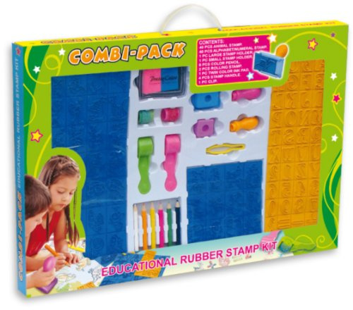 stieber Riiiiiesen Stempel-Spielkoffer mit 96 Teilen