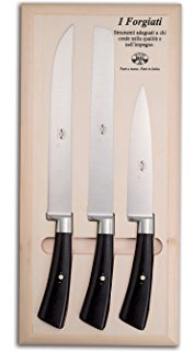 Coltellerie Berti - su Misura I Forgiati 3 Pz. CTP - Portacoltelli Magnetico per coltelli forgiati