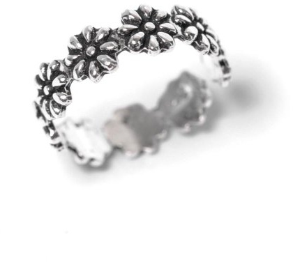 81stgeneration dam 925 sterling silver blomma justerbar Midi PInky finger tåring, Sterlingsilver, Ingen ädelsten