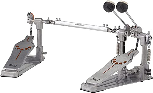 Pearl - P-932 Doppio Pedale Grancassa con Camma Intercambiabile, Cromo