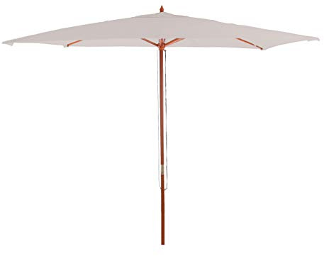 parasol en Bois, Florida Garden Parasol, Marché, 3m - crème