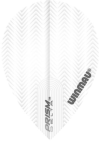 Winmau Prism Delta Pear vit 10-pack