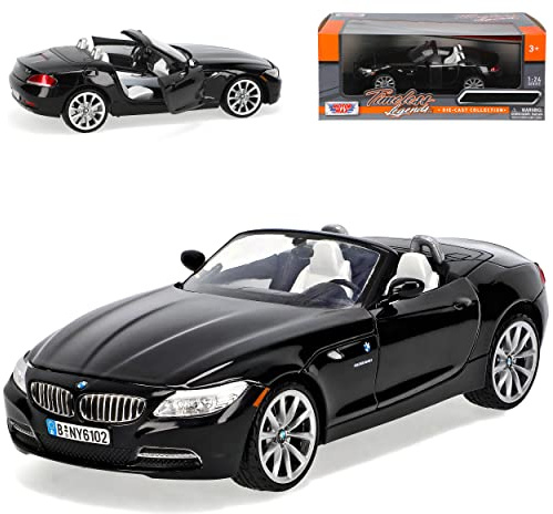 B*M*W Z4 Z 4 Roadster Schwarz Cabrio E89 Ab 2009 1/24 Motormax Modellauto Modell Auto
