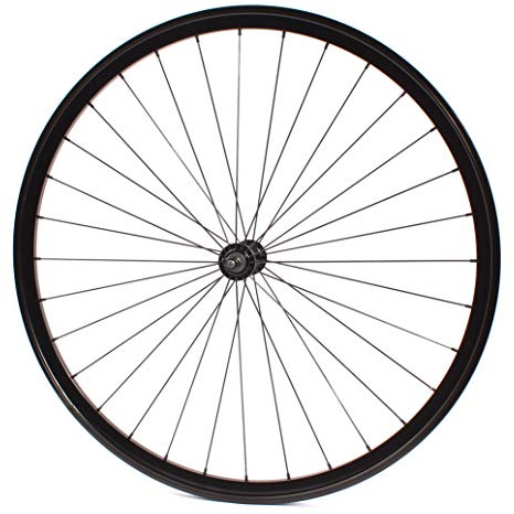 KHE Fixie Front Wheel 700c 28 Inch Industrial Bearing 32 Hole Black Double Chamber Rim