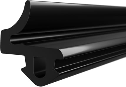 DQ-PP Fensterdichtung – Schwarz – 15 m – S-835X – Für VEKA PVC Fenster – Gummidichtug Dichtband – Kunststofffensterdichtungen – Profildichtung Türdichtung