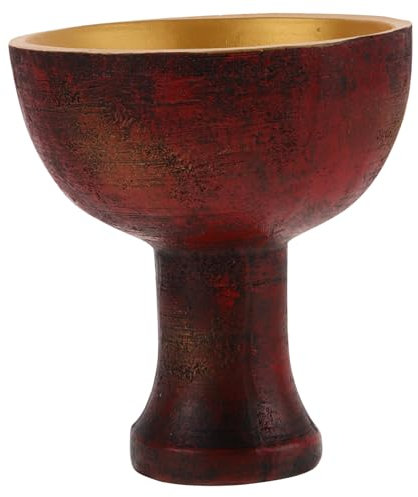 Abaodam Heiliges Opferwerkzeug Weinbecher Aus Kunstharz Religiöses Ornamentdesign Für Dekorative Zwecke