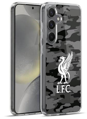 Head Case Designs Offizielle Liverpool Football Club Away Liver Bird Farben Camou Gelhülle [Militärischer Schutzgrad] Kompatibel Mit Samsung Galaxy S24+ 5G Und Kompatibel Mit MagSafe