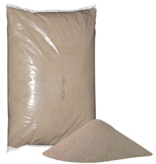JARDIN202 - Arena de Sílice para Cesped Artificial | Sacos Arena 25 kg para Pavimentos Deportivos | Granulometria 02/06 | 20 sacos de 25 kg total 500 kg