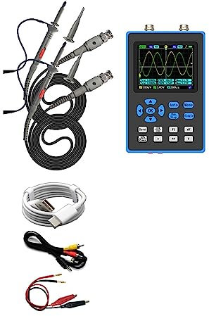 Oscilloscope numérique 2,8 pouces Bande passante 120M Oscilloscope double canal Analyse du spectre FFT Trois modes de déclenchement