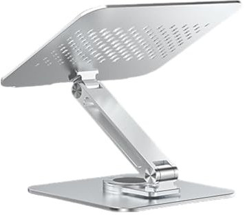 Desk Laptop Stand | Adjustable Laptop Stand | Portable Laptop Riser | Adjustable Laptop Stand with 360 Degree Rotation, Ergonomic Height Adjustment, Anti Slip Stability and Innovative Heat Dissipation