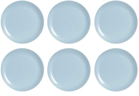 Luminarc Diwali Paradise 6 Plato Postre Opal Apto Microondas Apto Frigorífico Apilable