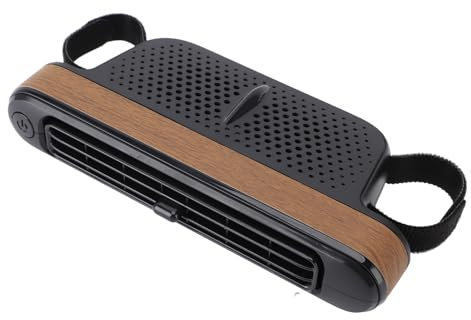 TARSHYRY Backseat Fan, Car Backseat Fan 24V 200W 2L Small Travel Rice Cooker Non Stick Coating with Insulation Function Car for Cooking Rice, Congee, Eggs and Warm Dishes (Wood Grain)