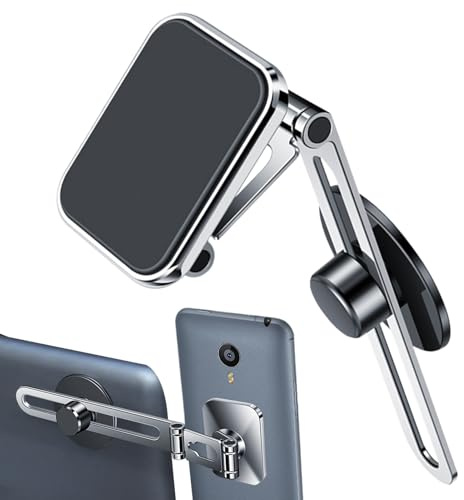 Soporte para teléfono de coche, soporte de salpicadero y parabrisas, soporte ajustable y giratorio de sujeción sólida para vehículos y camiones para conductores y conductores para viajes