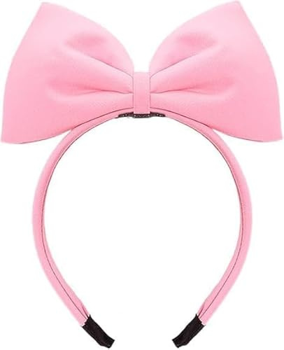 Süßes rosa Halloween-Schleifen-Stirnband mit Schleife, Haarreifen für Damen und Grill, für Weihnachten, Geburtstag, Party, Haarschmuck für Party und Cosplay-Dekorationen
