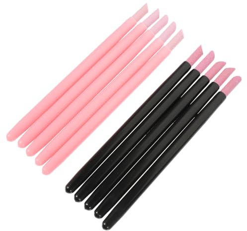 Mobestech Kit de 2 Bolígrafos para Manicura Profesional de Cuarzo para Eliminar Piel Muerta y Moldear Uñas Naturales y Postizas Diseño en Forma de Lápiz