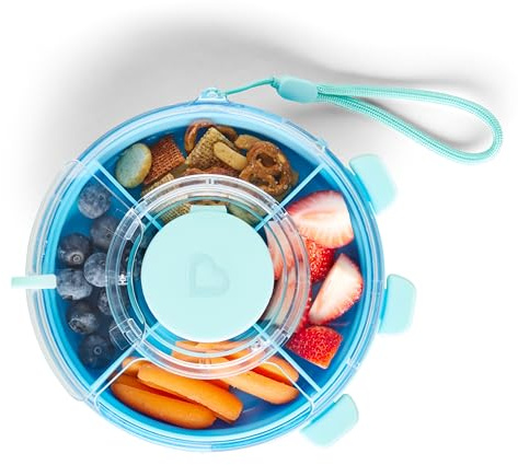 Munchkin Snack Wheel™ Kleinkind Container | 5 Fächern | Blau
