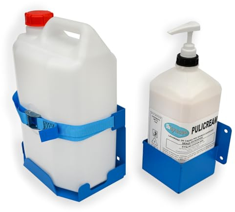 Syncro System Kit lavamani per furgone officina mobile – tanica 10L con rubinetto + crema lavamani 3L e portatanica