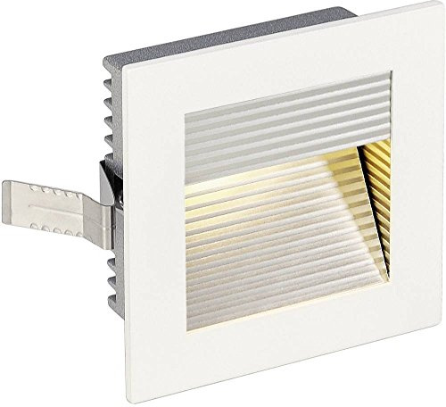 SLV LED Einbauleuchte Frame Curve | Wand- und Deckenleuchte zum Einbau | Eckig, Weiß, 3000K Warmweiß | Stilvolle Wandleuchte, Einbau-Strahler LED Treppen-Beleuchtung, Stufen-Licht, Treppenlicht