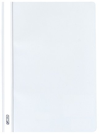 10 Herlitz Schnellhefter / DIN A4 / PP / extra stabil / Farbe: weiß