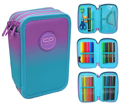 CoolPack XXL Pencil Case 3-Compartment School Pencil case