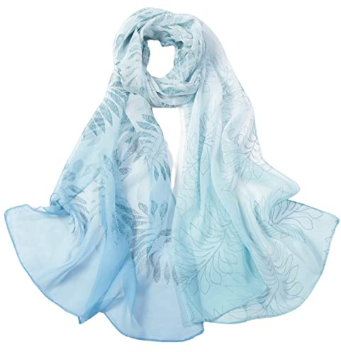 FAIRYGATE Schals & Tücher für Damen Seidenschals Damen Leicht Seidentuch Chiffon Silk Schal Halstuch Tuch Geschenk Frauen 20A41
