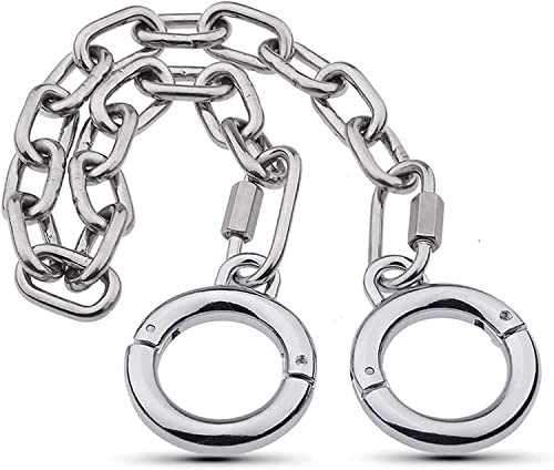 Edelstahl Einstellbare Daumen Zehen Manschetten mit Abnehmbarer Kette Abschließbar Bondage Sex Spielzeug für Paare Zehenring Slave Fesseln Fußschellen Fetisch,Frauen,SM-Sexspielzeug Fesselspielzeug