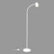 BRILONER - Lámpara Giratoria como Decoración de Salón y Lámpara de Lectura, 127.5x21cm, Interruptor de Pie, Iluminación Indirecta, LED, Blanco