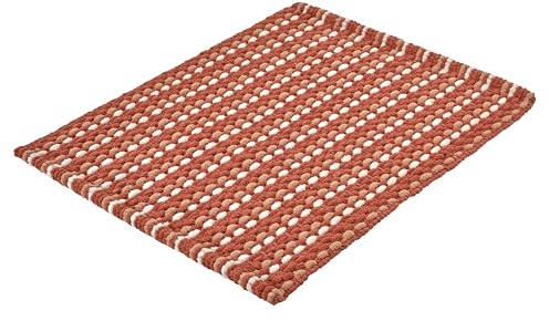 Kleine Wolke Badteppich Loop, 55x65 cm, Terracotta