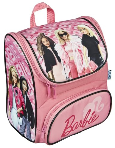 Scooli - CUTIE Cartable Barbie - Compartiment principal et poche frontale - Bretelles et dos rembourrés - Idéal pour les enfants à partir de 3 ans