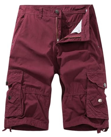 Pantaloncini Corti da Lavoro Uomo Salopette Jeans Anni 70 Pantaloni Elasticizzati Eleganti Invernali Imbottiti Gel 9d