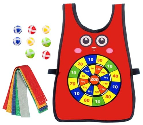 Zielweste Bälle – Geschicklichkeitsspiel werfen – Zubehör für den Außenbereich, Strand, Garten, Erwachsene, Kinder, Park, Sport, Freizeit, Gruppe