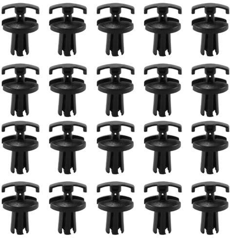 Alide 20Pcs Motorcycle Fairing Trim Clip Replacement 90683-GAZ-003 Compatible with Honda Motorbike Decorative Plastic Fastener Rivet