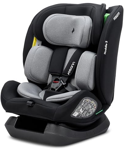 Osann Huddle 3 Kindersitz 40-150 cm | Mitwachsender Reboarder & Autositz ab Geburt bis ca. 12 Jahre | 14-fach höhenverstellbar, 5-Punkt-Gurt, waschbarer Bezug, vorwärts & rückwärts nutzbar
