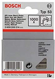 Bosch 1000x Feindrahtklammern, Typ 53/6S | Länge 6 mm,