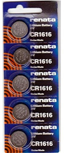 Renata CR1616 Watch Batteries 5Pcs