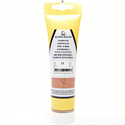 BORMA 250g BIO Holzkitt Holz Spachtel Spachtelmasse (Teak - 17)